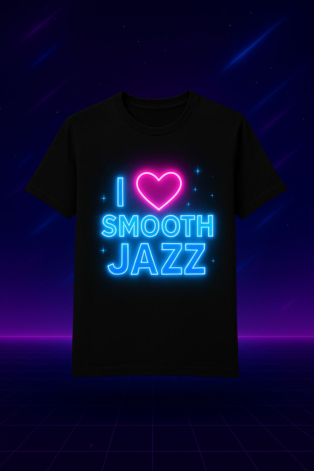 Black I Love Smooth Jazz Shirt