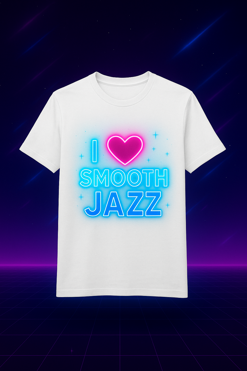 White I Love Smooth Jazz Shirt